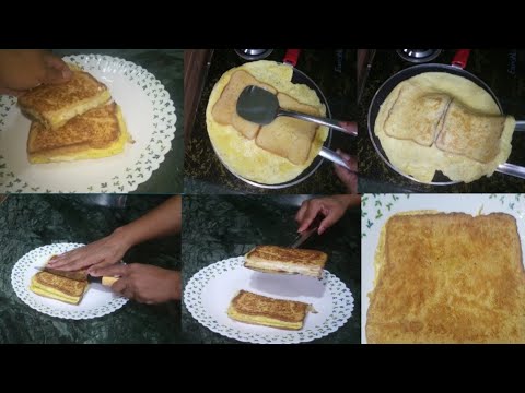 French toast egg omelette sandwich recipe# shirdi Vlogger priti French toast egg omelette sandwich recipe# shirdi Vlogger priti