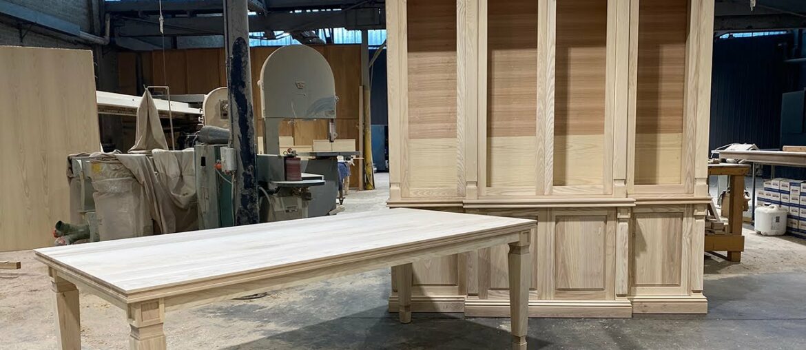 Custom Designed Solid Table & Cabinet – Mark Alexander Design & French Tables Custom Designed Solid Table & Cabinet - Mark Alexander Design & French Tables