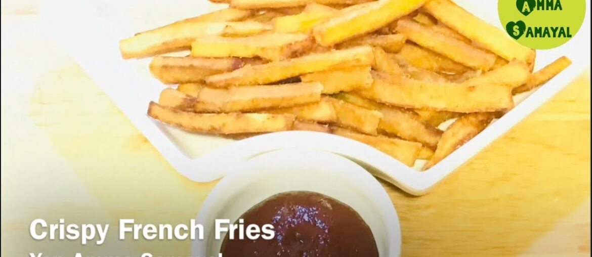 French Fries Recipe in Tamil | Crispy French Fries | Potato Fries | Crispy Homemade French Fries