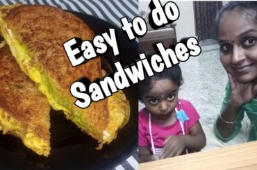 Easy to do Sandwiches/ 4 quick and easy sandwich recipes/French toast