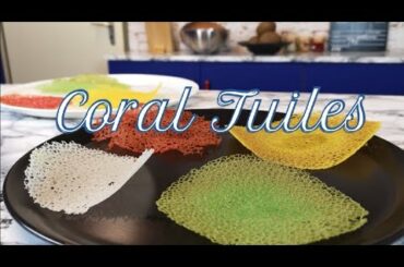 How to Make Coral/ Lace Tuiles  Edible Decor | Mercan Dantel Tuiles Nasıl Yapılır Yenilebilir Dekor