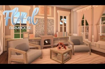 BLOXBURG| Floral Farmhouse | House Build