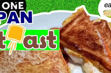 ONE PAN TOAST CHEESY HAM AND EGG SUPER EASY RECIPE | SAIRAH JANE MUEDA
