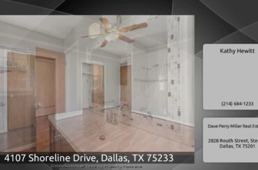 4107 Shoreline Drive, Dallas, TX 75233