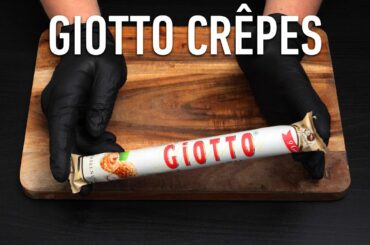 GIOTTO Crepe | How To Make Sweet French Crepes With Giotto Recipe | ASMR