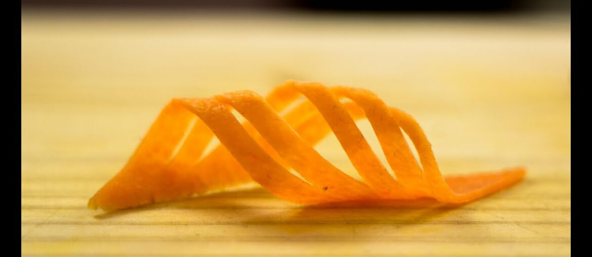 Garnish Tutorial Carrot Swirls and Vegetable Triangle Twisties Garnish Tutorial Carrot Swirls and Vegetable Triangle Twisties