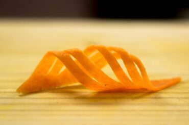 Garnish Tutorial Carrot Swirls and Vegetable Triangle Twisties