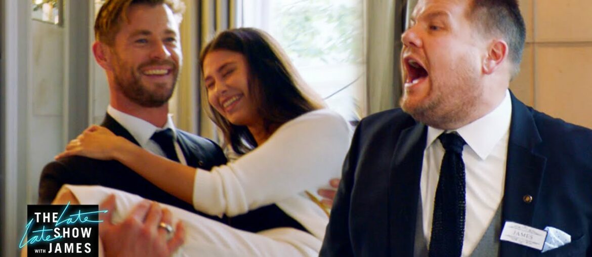 Chris Hemsworth v. James Corden – Battle of the Waiters – #LateLateLondon Chris Hemsworth v. James Corden - Battle of the Waiters - #LateLateLondon