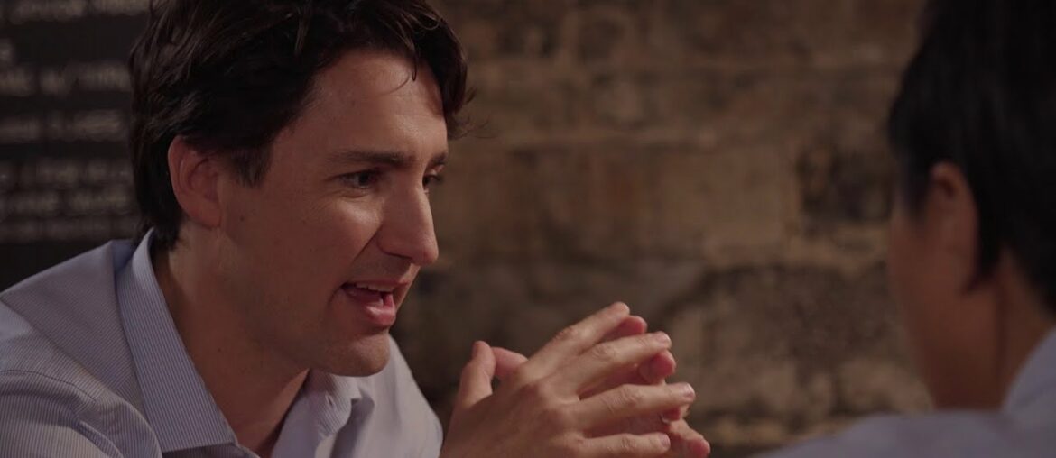 Food, culture & travel: Justin Trudeau shares a meal with Kristen Kish, American Top Chef