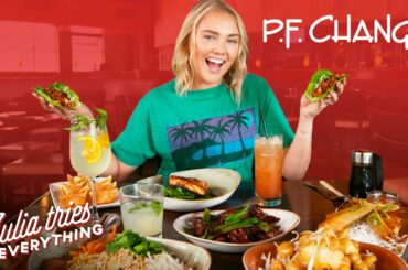 Trying ALL Of P.F. Chang's Most Popular Menu Items