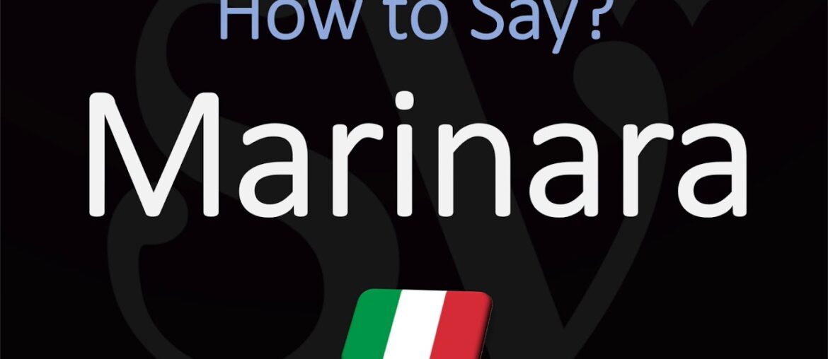 How to Pronounce Marinara Sauce (CORRECTLY) American, English, Italian Pronunciation
