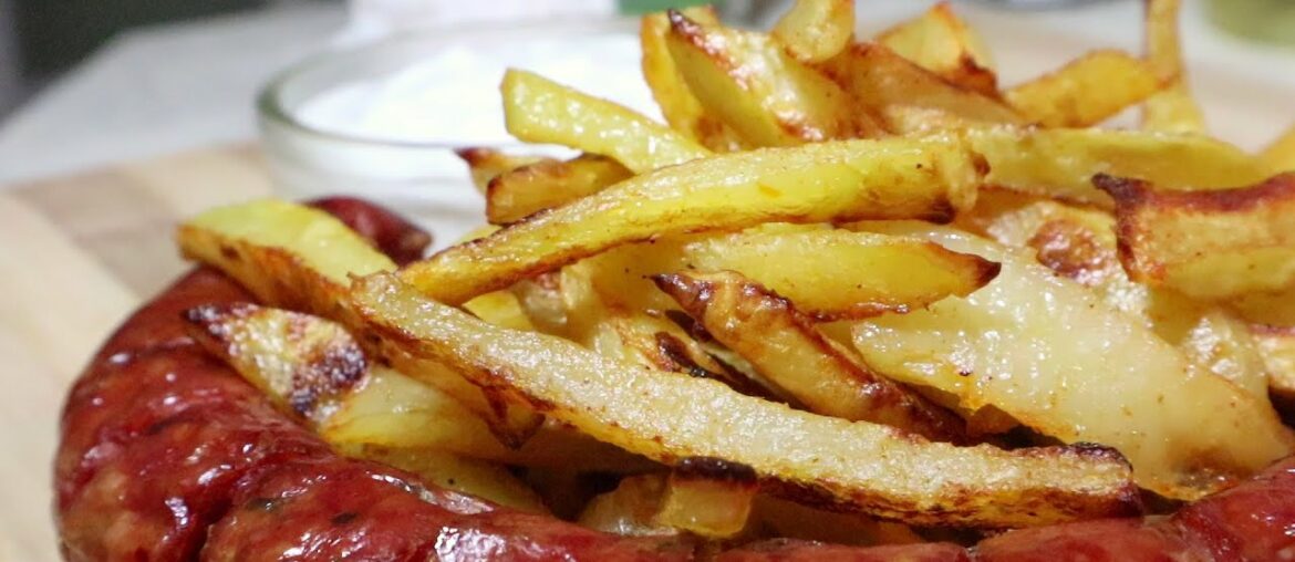 Unfried French Fries Recipe (Oven Fries) - SaltedCaramel ASMR