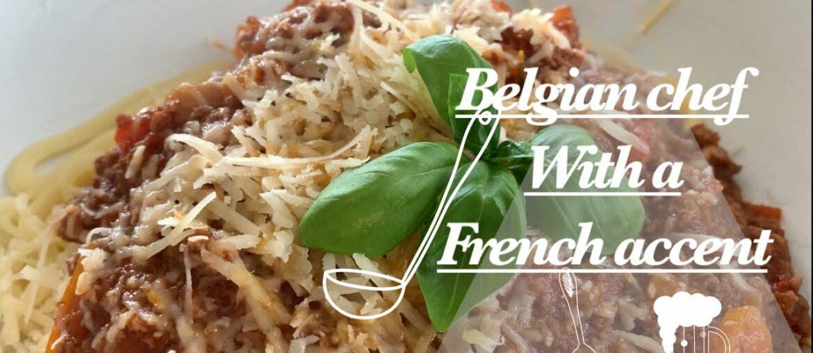 Bolognese / my way of making / Belgian Chef with a french accent / how to
