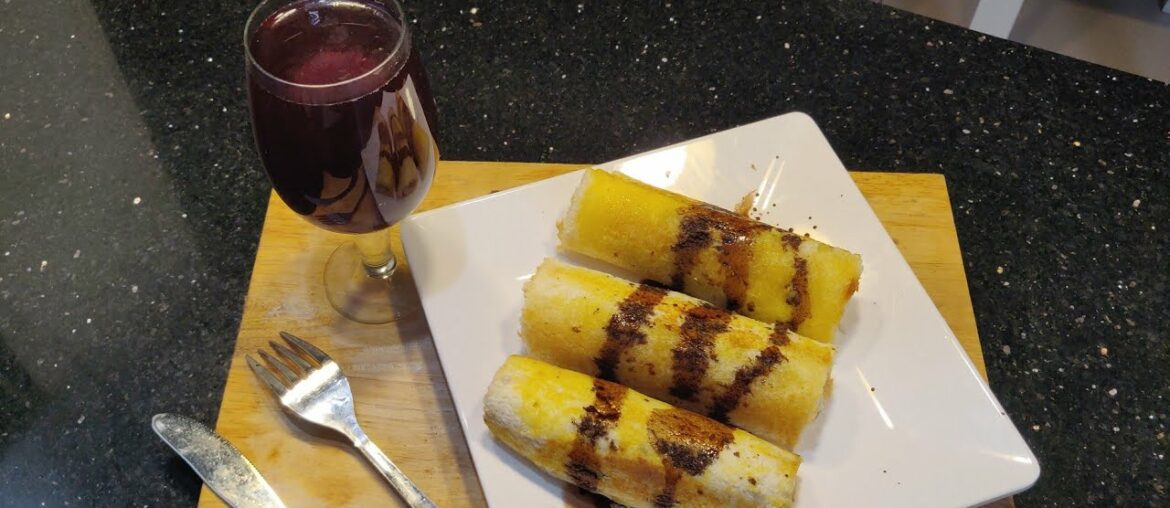 French Banana Toast/sweet and yummy recipe