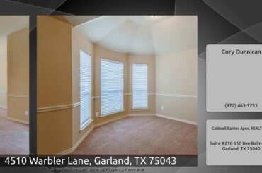 4510 Warbler Lane, Garland, TX 75043