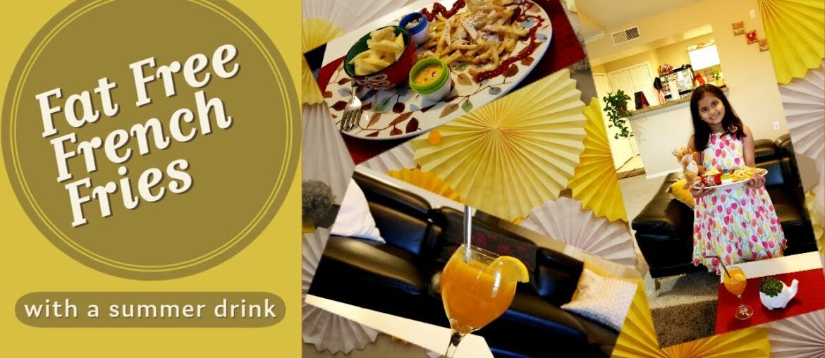 Fat Free French Fries | Quick Summer Special Drink | Easy Recipe @ Home