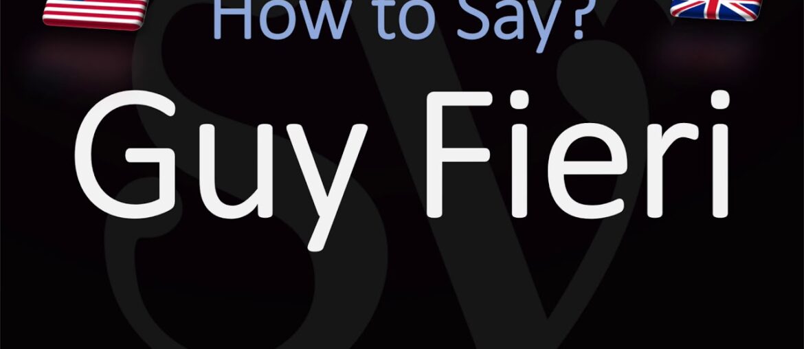 How to Pronounce Guy Fieri? (CORRECTLY) How to Pronounce Guy Fieri? (CORRECTLY)