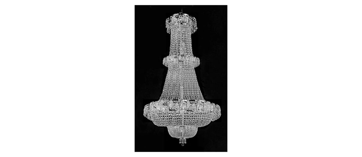 ☀️ French Empire Crystal Chandelier Chandeliers Lighting , Silver , H50 X Wd30 , 21 Lights , ☀️ French Empire Crystal Chandelier Chandeliers Lighting , Silver , H50 X Wd30 , 21 Lights ,