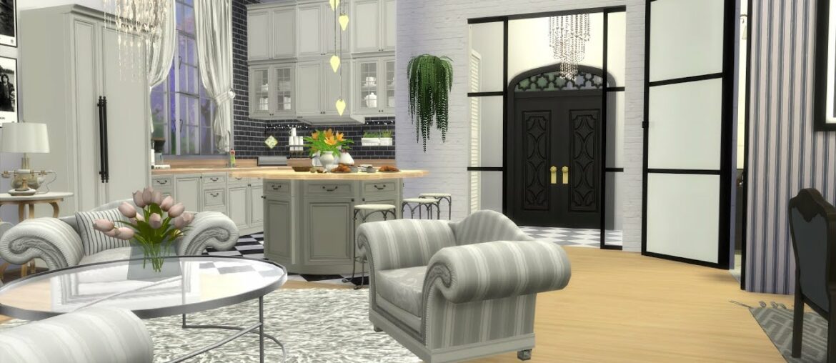 The SIMS 4 / French style tiny apartment / speed build / CC links The SIMS 4 / French style tiny apartment / speed build / CC links