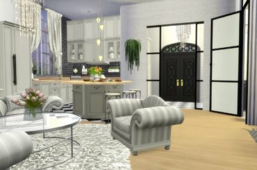The SIMS 4 / French style tiny apartment / speed build / CC links