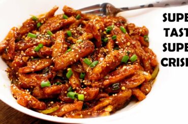 सबसे क्रिस्पी और टेस्टी चिली पोटैटो - crispy honey chilli potatoes recipe - cookingshooking