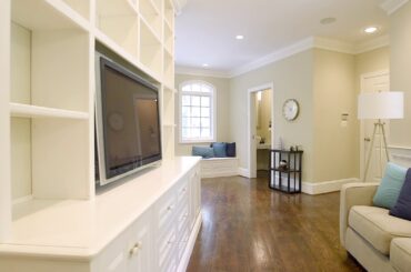 French Country Waterfront custom home