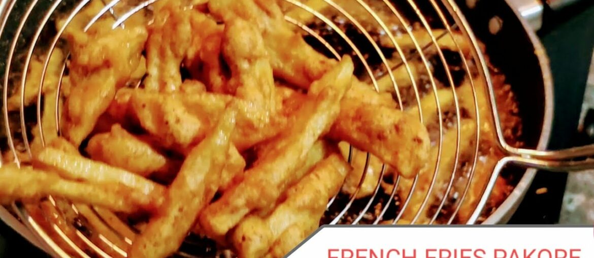 French fries pakore recipe || Homemade masala freanch fries pakore in Hindi Urdu