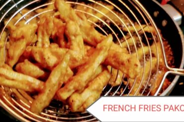 French fries pakore recipe || Homemade masala freanch fries pakore in Hindi Urdu
