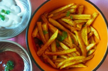 | #1 HOME MADE  LOCKDOWN RECIPE | SPICY & CRISPY FRENCH FRIES🔥|