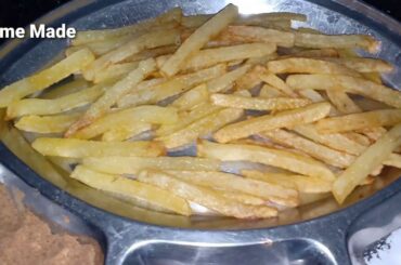Home Made French Fries || Potato Fries || Crispy Fries || French Fries Recipe || Aalo Chips ||