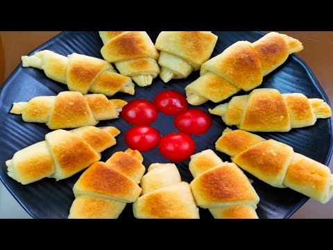 Croissant bread recipe|Christmas recipe|Eggless croissant|Types of bread|French bread Croissant bread recipe|Christmas recipe|Eggless croissant|Types of bread|French bread
