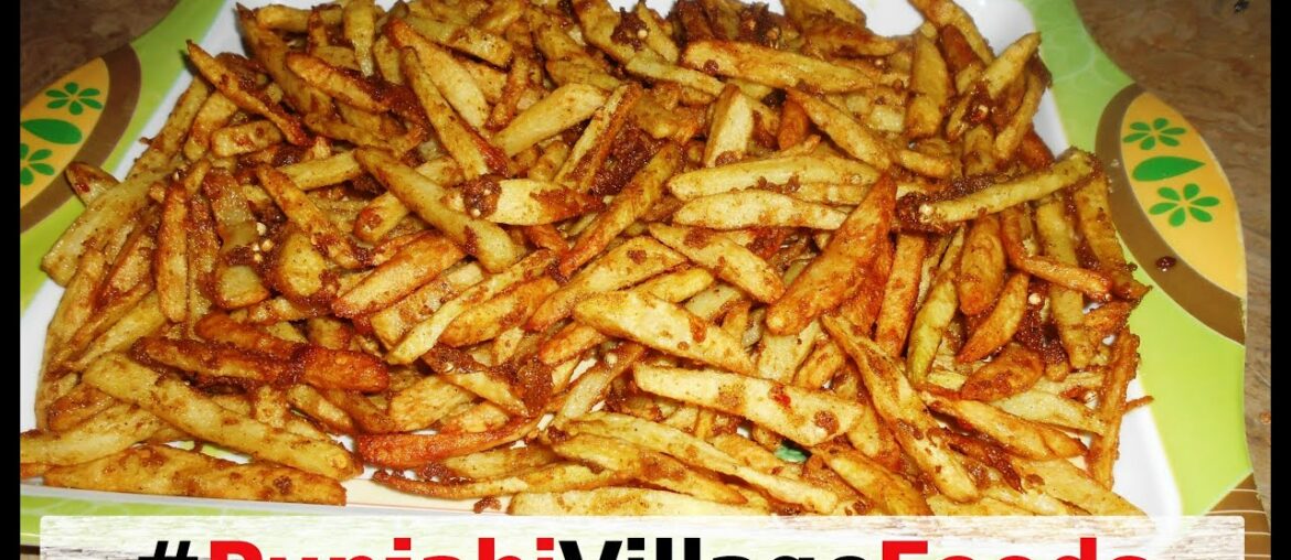 Crispy French Fries ~ HOmeMade Aloo ki Chips ~ Ramadan Special Recipe #Punjabi Village Foods #PVF