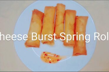 Easy Restaurant Style French Cheese Spring Rolls Recipe