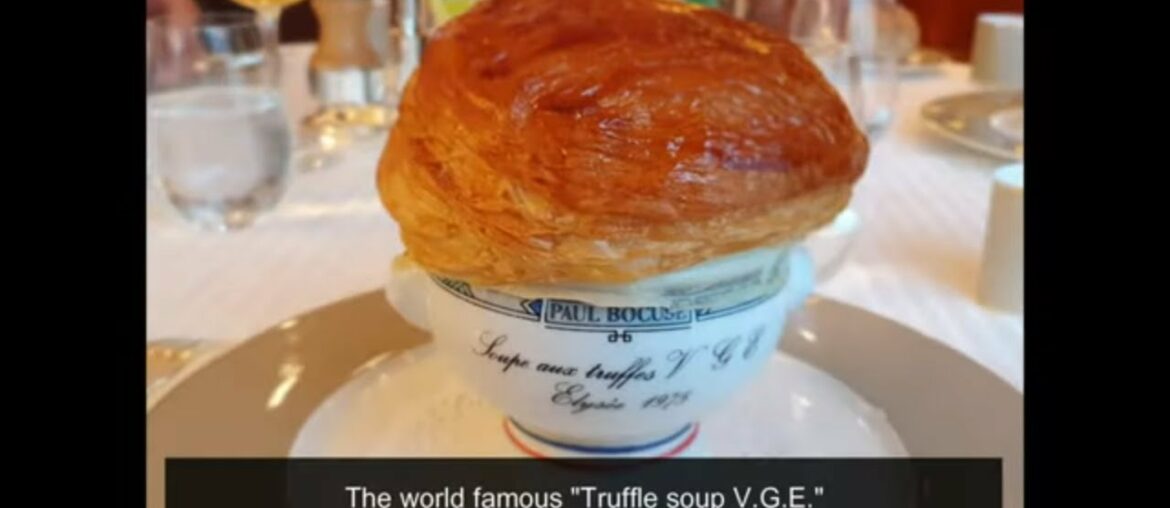 The 'Paul Bocuse Menu' at 3 Michelin star Paul Bocuse Restaurant in France The 'Paul Bocuse Menu' at 3 Michelin star Paul Bocuse Restaurant in France