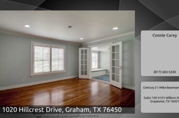 1020 Hillcrest Drive, Graham, TX 76450