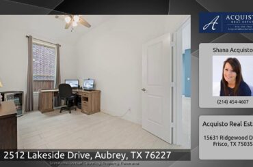 2512 Lakeside Drive, Aubrey, TX 76227