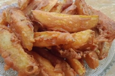 Crispy potato wedges /jumbo french fries recipe by dehlvi