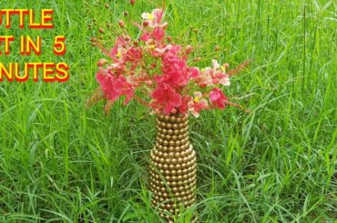 bottle art with beads#French#Chinees#DIY#New Click Mediaa