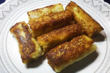 Banana Bread toast with Coconut / Banana French Toast Rolls - Kitchen Recipe Episode : 442