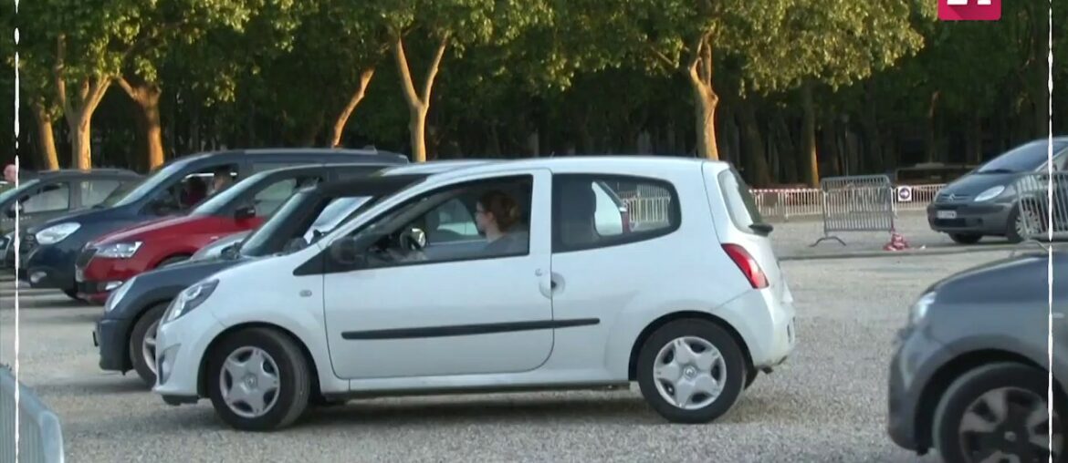 Drive-in festival lures French cinemagoers in Bordeaux