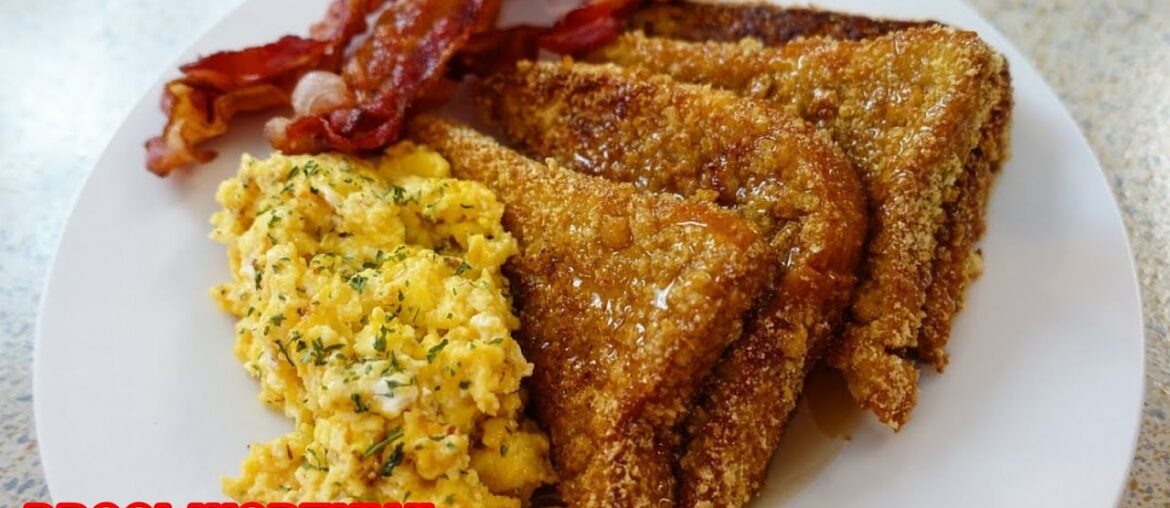 How To Make Brunch For Bae | Cap’n Crunch French Toast Recipe with Bacon and Eggs How To Make Brunch For Bae | Cap’n Crunch French Toast Recipe with Bacon and Eggs