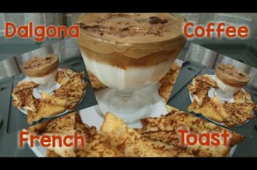 Dalgona Coffee and French Toast Recipe | Cooking | for merienda!