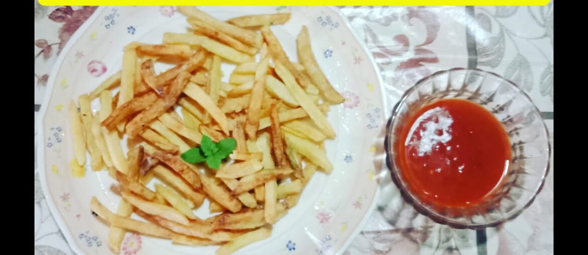 How to Make Crispy French Fries Recipe | Home made  French Fries Recipe by Naeem ka Dabaha