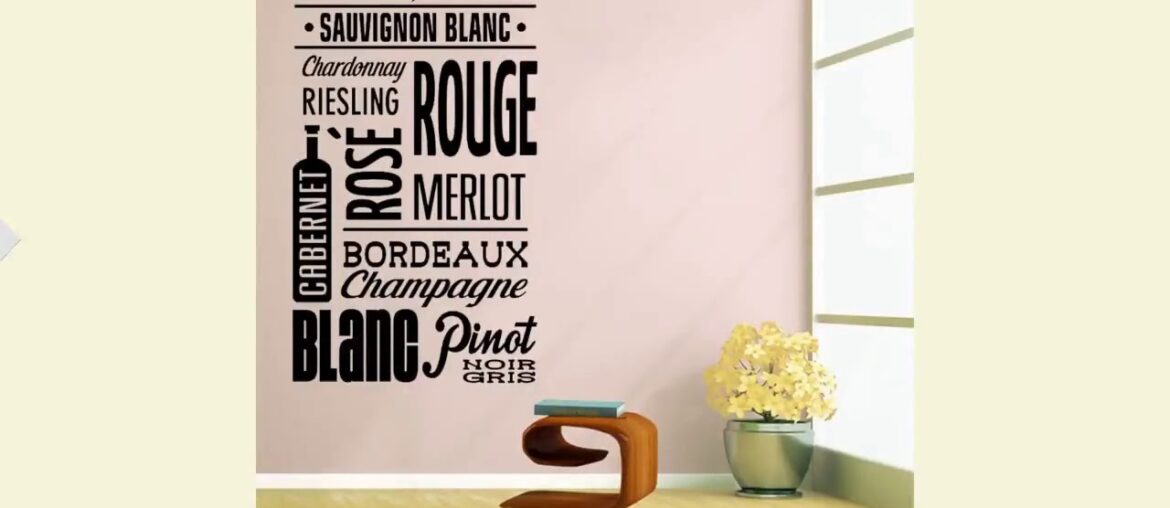 French Winery Pattern Wall Sticker Restaurant Bar Decor Kinds Of Wines French Winery Pattern Wall Sticker Restaurant Bar Decor Kinds Of Wines