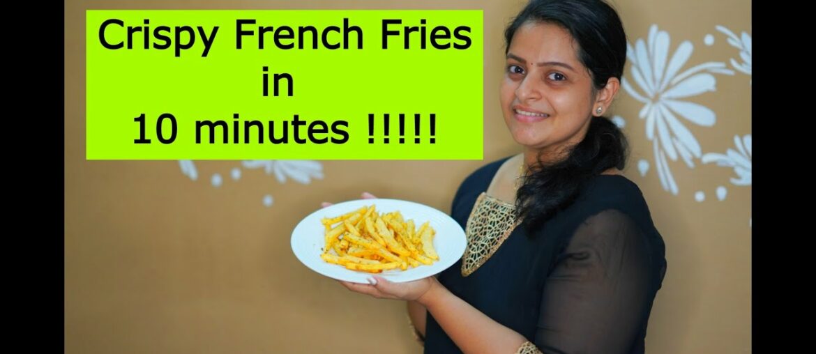 French Fries Recipe/How to Make Crispy French Fries in Malayalam/Homemade Perfect French Fries 🍟🍟🍟
