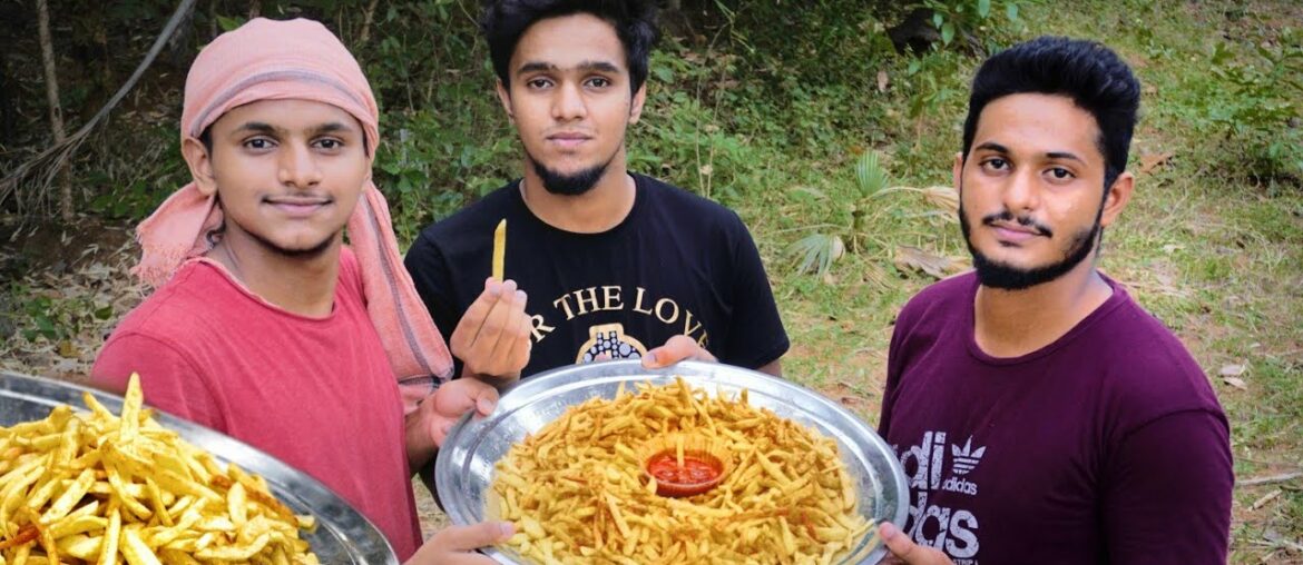 HOW TO MAKE SPICY FRENCH FRIES RECIPE | McDonalds Style french fries |kids potato fries|food4 people