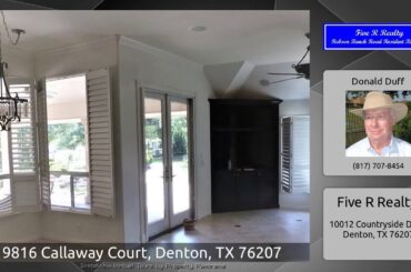 9816 Callaway Court, Denton, TX 76207