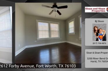 2612 Forby Avenue, Fort Worth, TX 76103