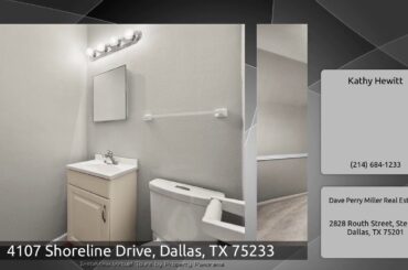 4107 Shoreline Drive, Dallas, TX 75233