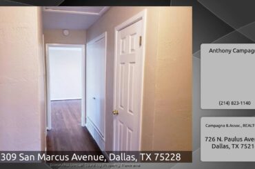 3309 San Marcus Avenue, Dallas, TX 75228